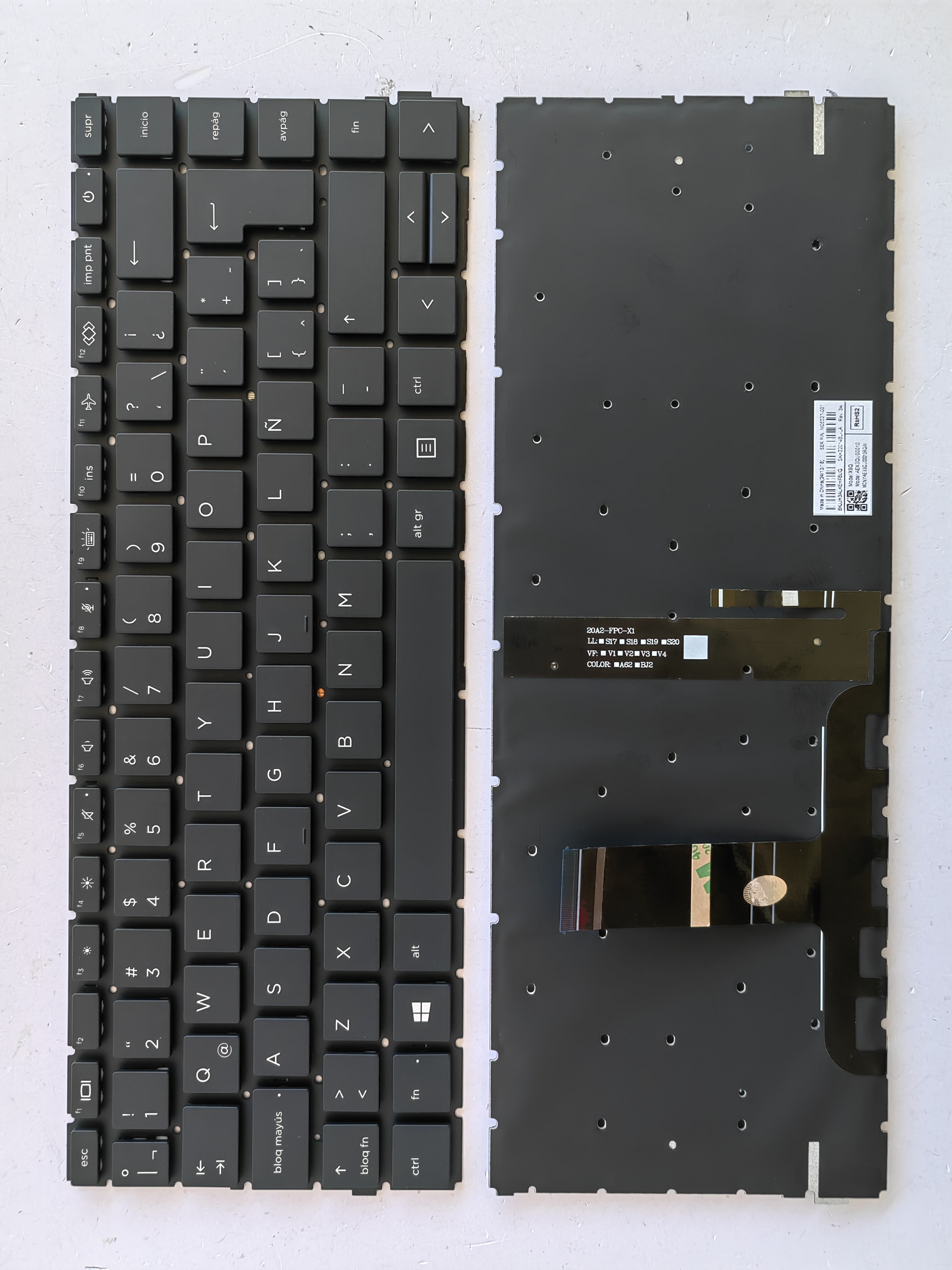 Picture of New Replacement Laptop Keyboard For HP 440G8/SK quality/640G7/640G8 BLACK Backlit (OEM) LA Layout